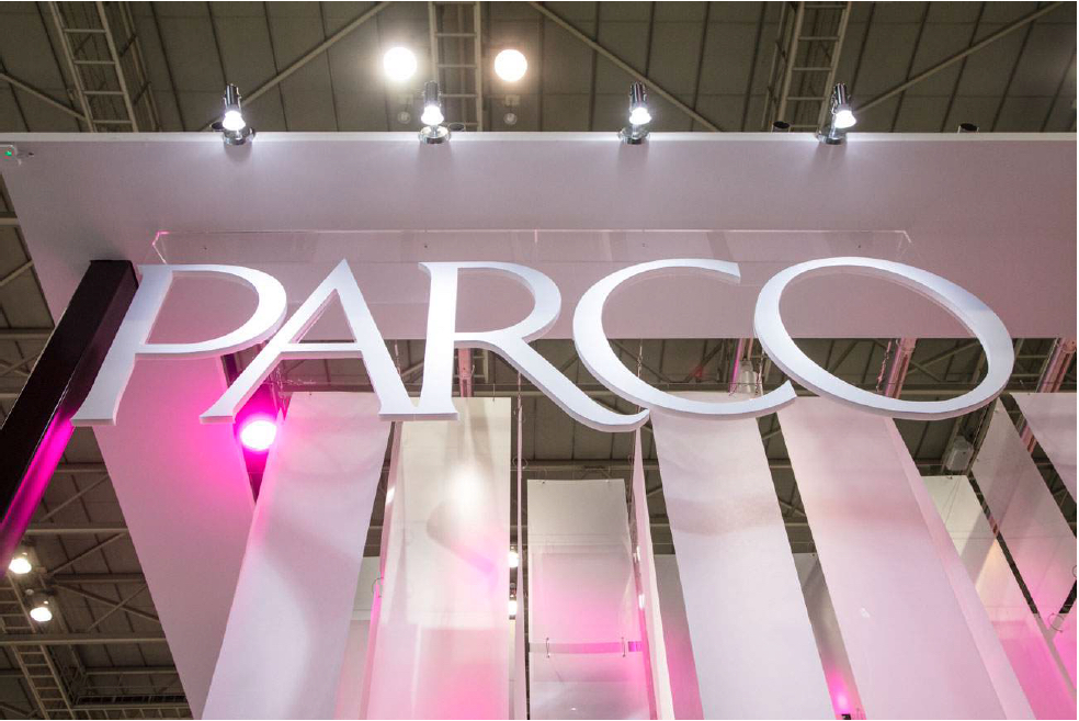 PARCO Japan dynamic booth lighting | Invisua Lighting